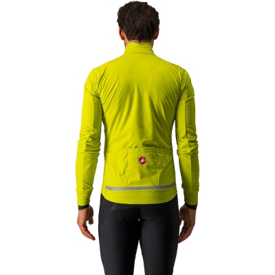Kurtka rowerowa Castelli Go żółta - M