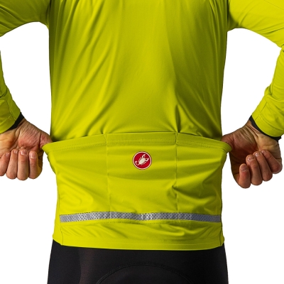 Kurtka rowerowa Castelli Go żółta - M