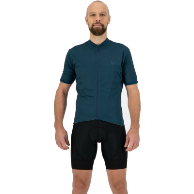 Koszulka rowerowa Rogelli Essential niebieska - M
