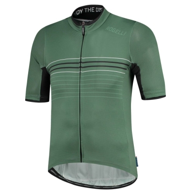 Koszulka rowerowa Rogelli Kalon zielona - 3XL