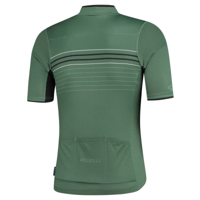 Koszulka rowerowa Rogelli Kalon zielona - 3XL