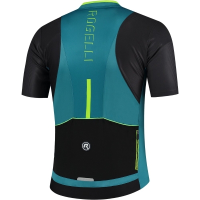 Koszulka rowerowa Rogelli Minimal turkusowa - 3XL