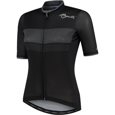 Koszulka rowerowa damska Rogelli Purpose czarna - L