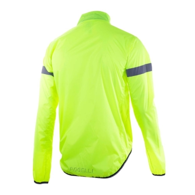 Kurtka rowerowa Rogelli Protect żółta - XL