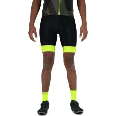 Spodenki rowerowe Rogelli Flex czarno-żółte - M