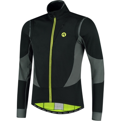 Kurtka rowerowa Rogelli Brave czarna - XXL