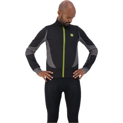Kurtka rowerowa Rogelli Brave czarna - XXL