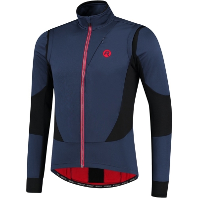 Kurtka rowerowa Rogelli Brave granatowa - XXL