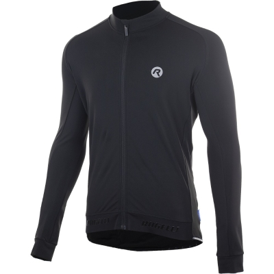Koszulka rowerowa z długim rękawem Rogelli Treviso 2.0 czarna - XL
