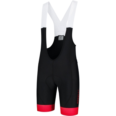 Spodenki rowerowe Rogelli Flex czarno-czerwone - XL