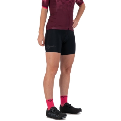 Spodenki rowerowe damskie z szelkami Rogelli Prime 2.0 czarne - L
