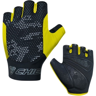 Rękawiczki Chiba Pure Race czarno żółte - XL
