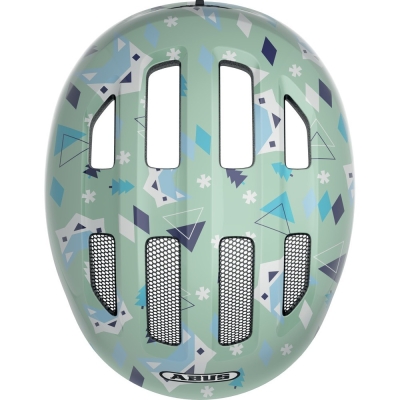 Kask rowerowy Abus Smiley 3.0 zielono-niebieski