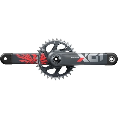 Mechanizm korbowy SRAM X0 Eagle DUB Boost czerwony