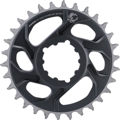 Tarcza mechanizmu korbowego SRAM X-Sync 2 (6 mm) szara - 30T
