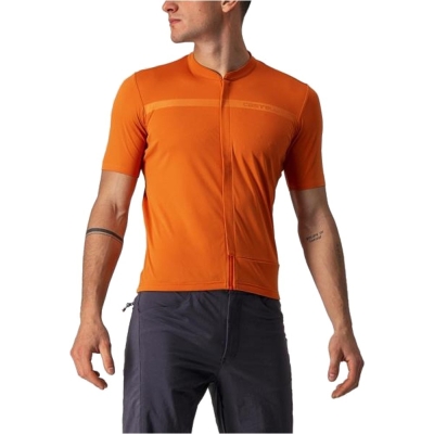 Koszulka Castelli Unlimited Allroad pomarańczowa - XXL