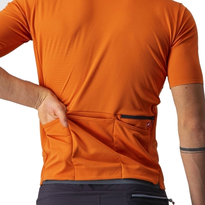 Koszulka Castelli Unlimited Allroad pomarańczowa - XXL