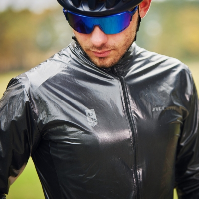 Kurtka rowerowa Accent Hero srebrna - XL