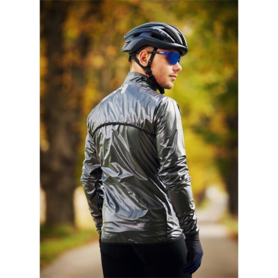 Kurtka rowerowa Accent Hero srebrna
