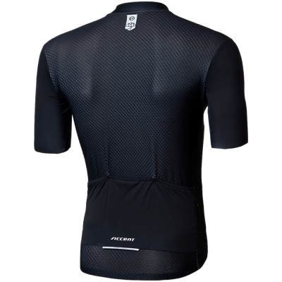 Koszulka rowerowa Accent Pure czarna - L