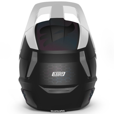Kask rowerowy Fullface Bluegrass Legit czarno-szary