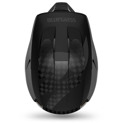 Kask rowerowy Fullface Bluegrass Legit Carbon MIPS czarny mat