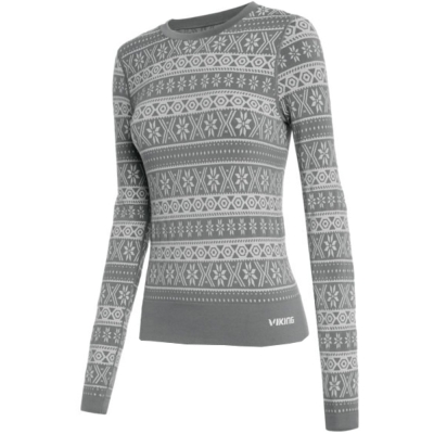 Komplet bielizny termoaktywnej damskiej Viking Hera szary - XL