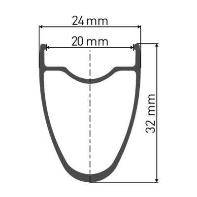 Obręcz DT Swiss RR 521 DB 700C - 28H