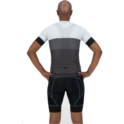 Koszulka rowerowa Rogelli Boost czarno-szary - M
