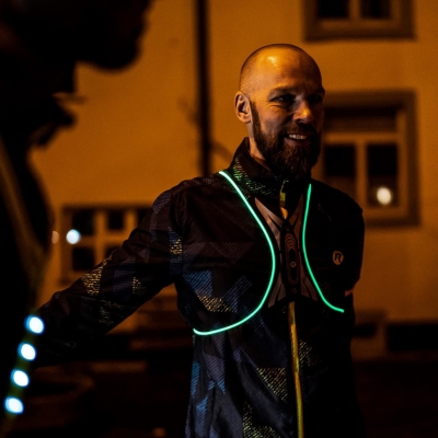 Kamizelka świetlna Rogelli Spider LED
