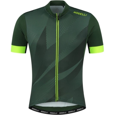 Koszulka rowerowa Rogelli Dusk zielona - XXL