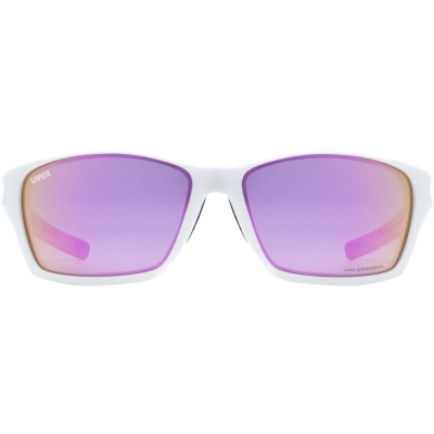 Okulary rowerowe Uvex Sportstyle 232 P biało-czarne