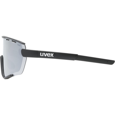 Okulary rowerowe Uvex Sportstyle 236 Set czarno-szare