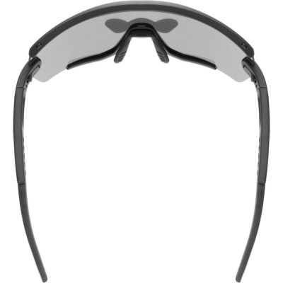 Okulary rowerowe Uvex Sportstyle 236 Set czarno-szare
