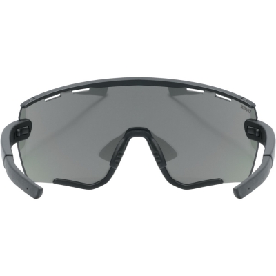 Okulary rowerowe Uvex Sportstyle 236 Set czarno-szare