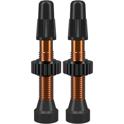 Wentyle WTB TCS Aluminium Tubeless pomarańczowe