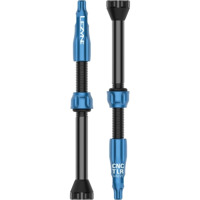 Zestaw wentyli tubeless Lezyne CNC niebieski