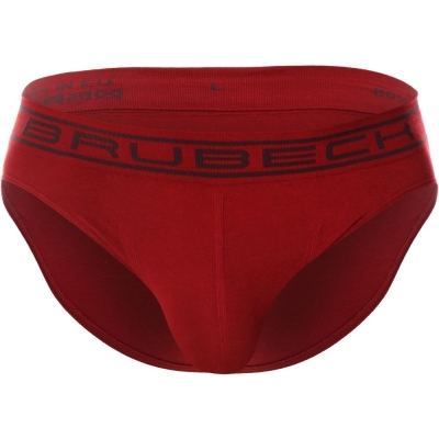 Slipy męskie Brubeck Comfort Cotton czerwone