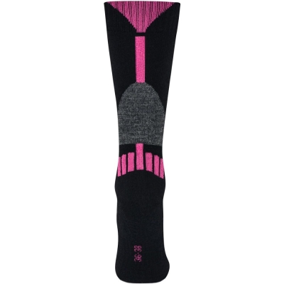 Skarpetki damskie Brubeck Ski Force czarno-różowe - 36-38