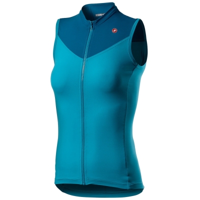 Bezrękawnik damski Castelli Solaris niebieski - XS