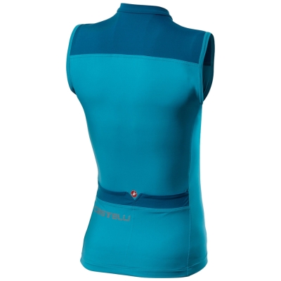 Bezrękawnik damski Castelli Solaris niebieski - XS
