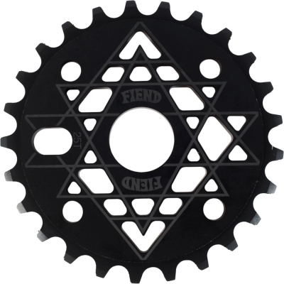 Tarcza mechanizmu korbowego Fiend Palmere czarna (z osłoną)