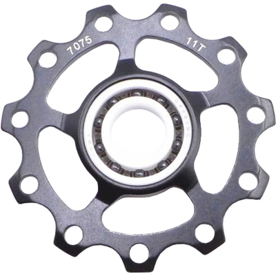 Kółka przerzutki CEMA Shimano / SRAM 9-11s pełna ceramika czarne