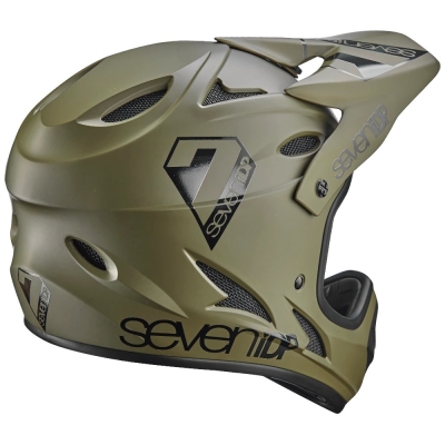Kask rowerowy Fullface 7iDP M1 Youth zielony