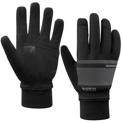 Rękawiczki Shimano Infinium Primaloft szare - S