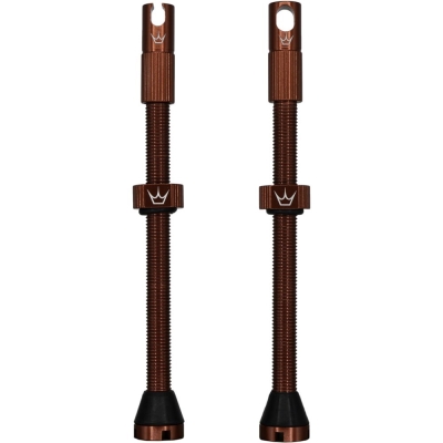 Zestaw wentyli Peatys x Chris King tubeless czerwone
