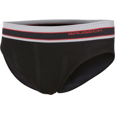 Zestaw slipów męskich Brubeck Active Wool czarne 3 szt - M