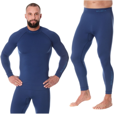 Komplet bielizny termoaktywnej Brubeck Extreme Thermo ciemnoniebieski - XL