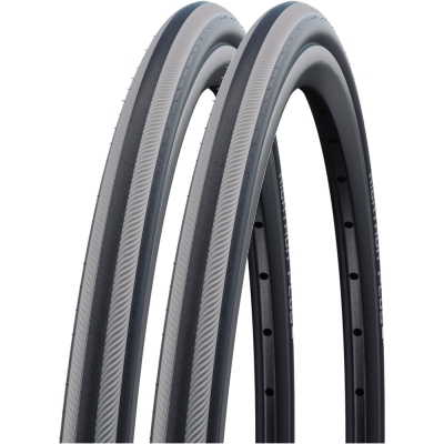Komplet opon do wózka inwalidzkiego Schwalbe Rightrun Plus 22 szary