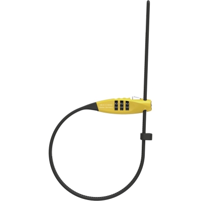 Zapięcie Abus Combiflex TravelGuard żółte